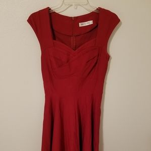 MUXXN women's 1950s swing dress